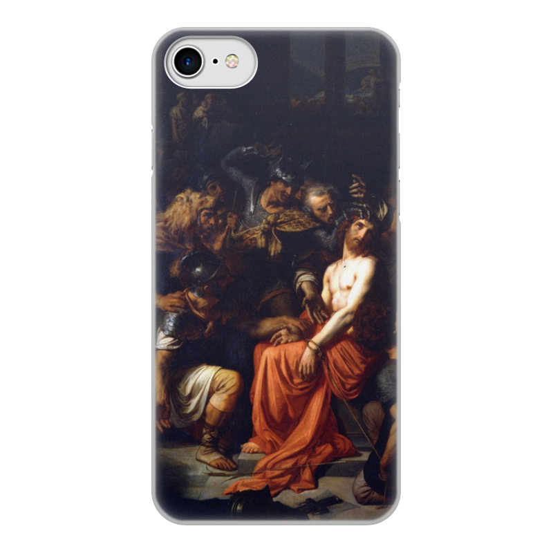 Printio Чехол для iPhone 8, объёмная печать Поругание христа (картина кабанеля)