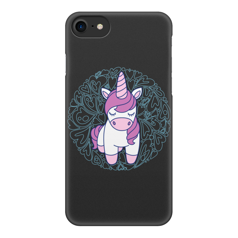 Printio Чехол для iPhone 8, объёмная печать Unicorn printio чехол для iphone 8 объёмная печать unicorn