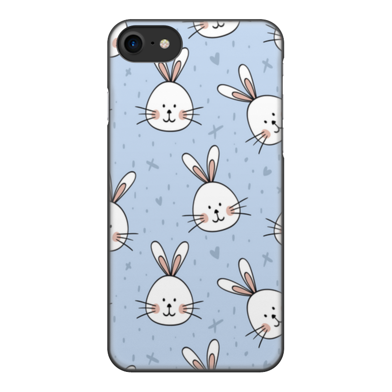 Printio Чехол для iPhone 8, объёмная печать Милый кролик
