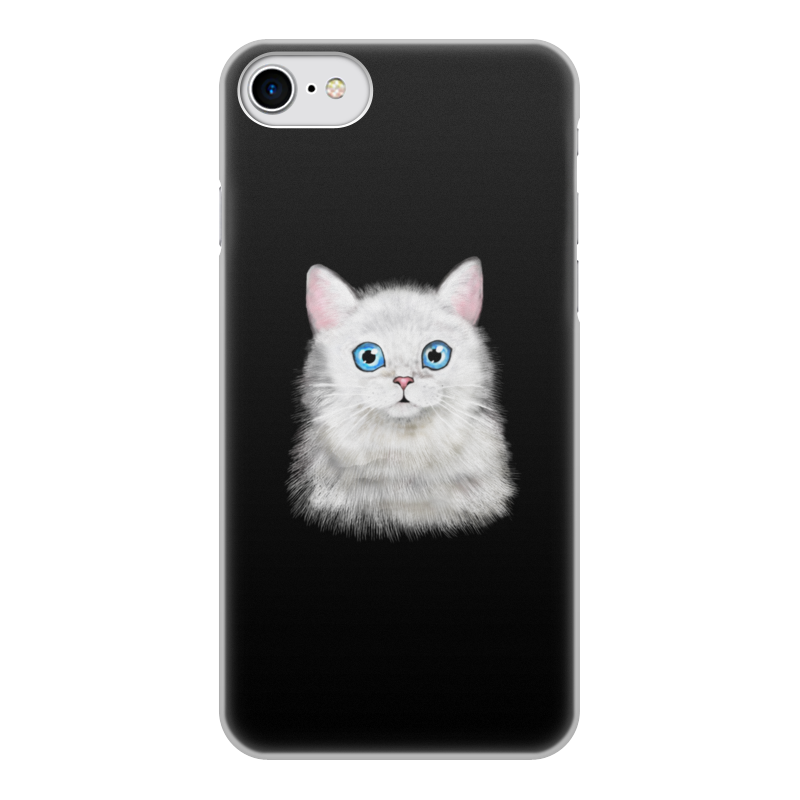 Printio Чехол для iPhone 8, объёмная печать Кошка printio чехол для iphone 8 объёмная печать кошка