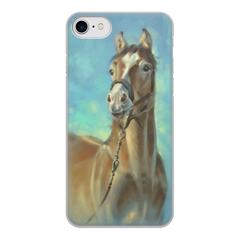 Printio Чехол для iPhone 8, объёмная печать Лошадь
