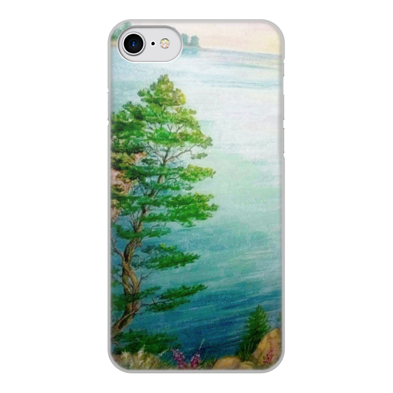 Printio Чехол для iPhone 8, объёмная печать Песчаный берег
