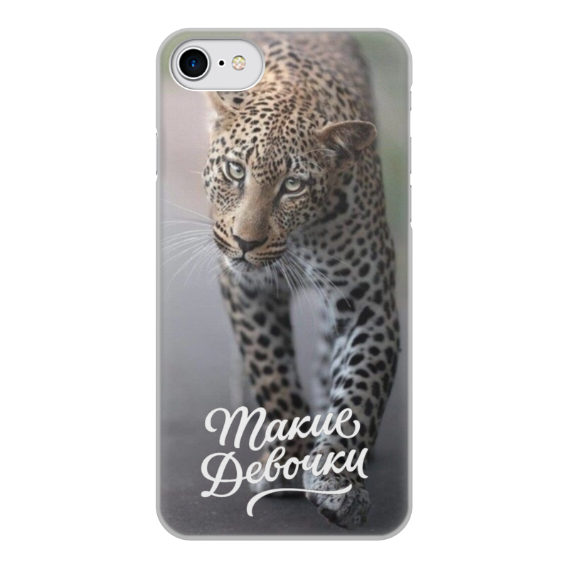 Printio Чехол для iPhone 8, объёмная печать Леопард