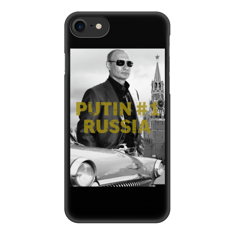 Printio Чехол для iPhone 8, объёмная печать Владимир путин