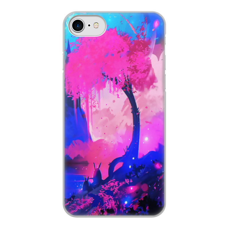 Printio Чехол для iPhone 8, объёмная печать краски природы