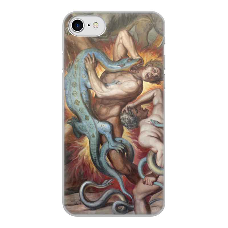 Printio Чехол для iPhone 8, объёмная печать Дорога в ад (зал данте)