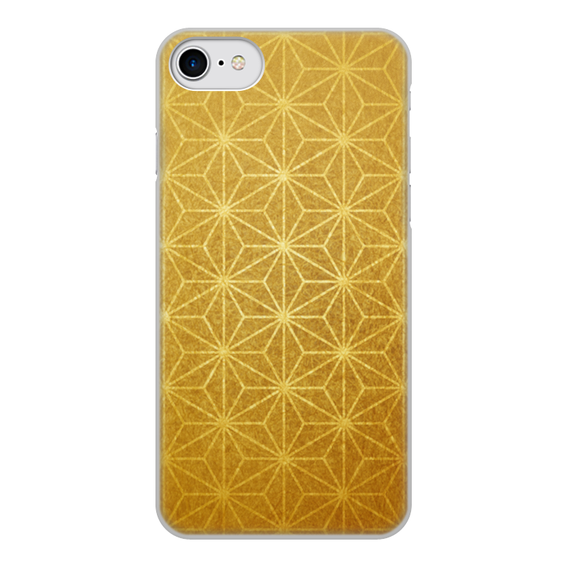 Printio Чехол для iPhone 8, объёмная печать Золотой узор