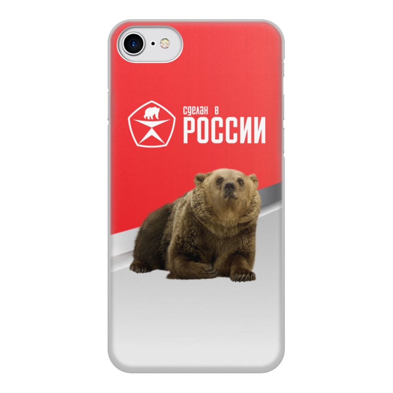 цена Printio Чехол для iPhone 8, объёмная печать Сделан в россии