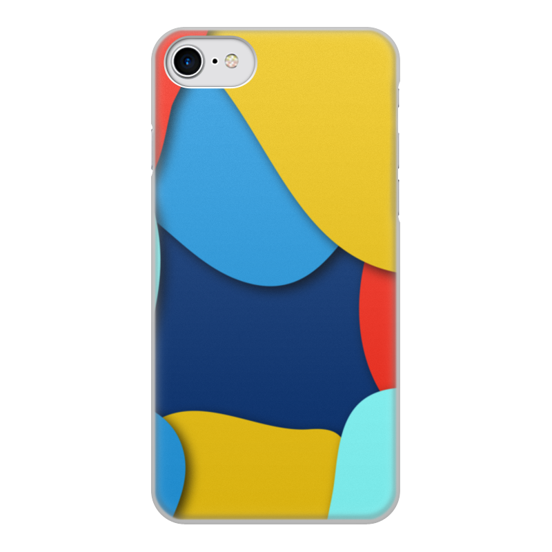Printio Чехол для iPhone 8, объёмная печать Разноцветная абстракция чехол mypads разноцветная абстракция линиями для xiaomi civi 2 задняя панель накладка бампер
