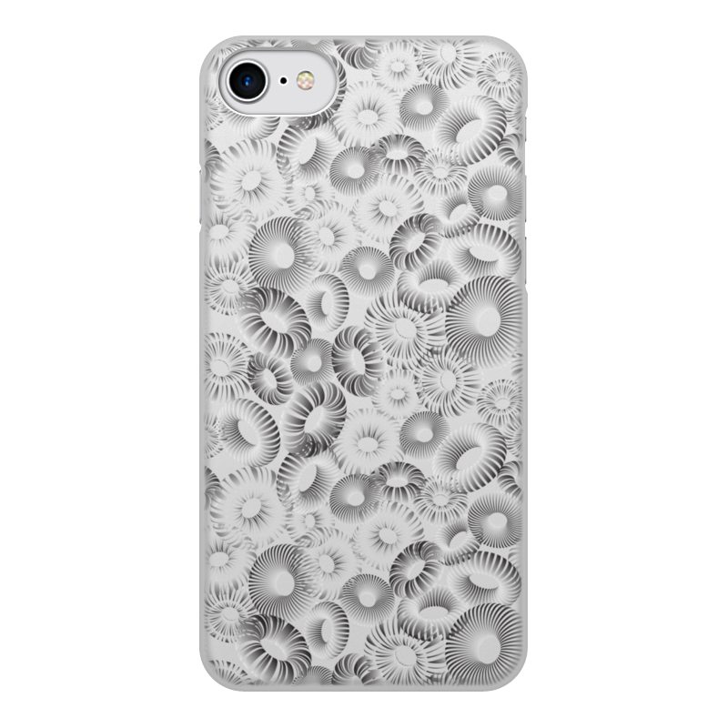 Printio Чехол для iPhone 8, объёмная печать Абстрактный орнамент из ажурных 3d объектов.