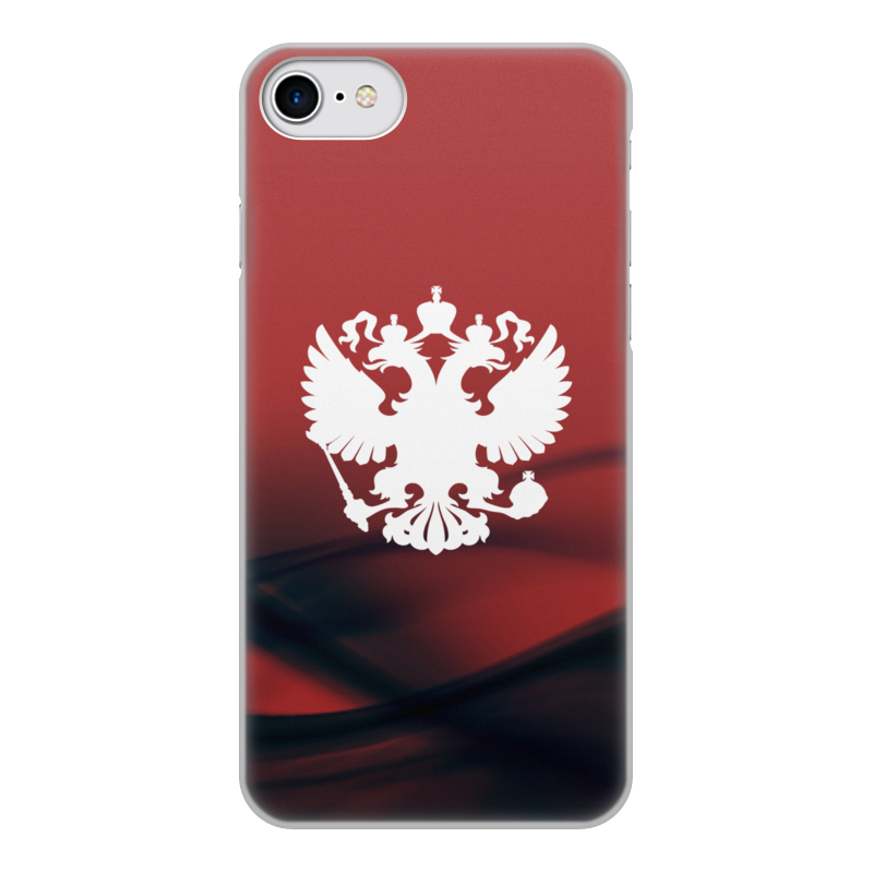 Printio Чехол для iPhone 8, объёмная печать Герб россии printio чехол для iphone 8 объёмная печать герб россии