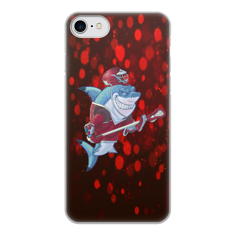 Printio Чехол для iPhone 8, объёмная печать Акула силиконовый чехол на honor 8 pro акула корги для хонор 8 про