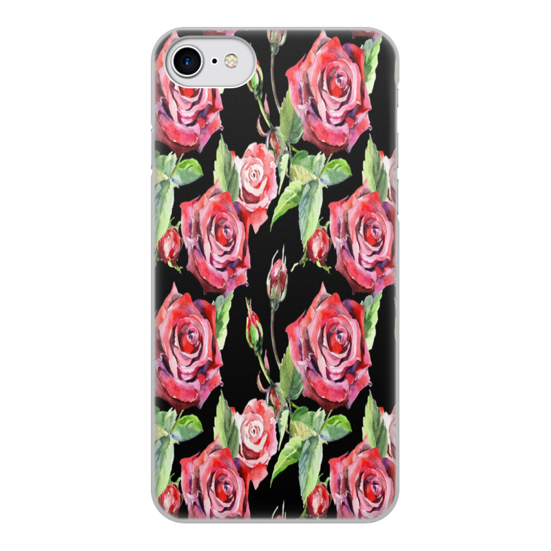 Printio Чехол для iPhone 8, объёмная печать Букет роз