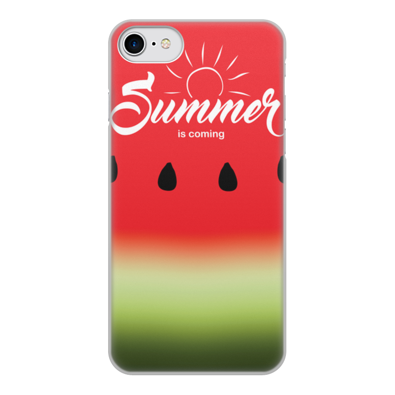 Printio Чехол для iPhone 8, объёмная печать Summer
