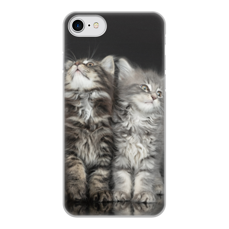 Printio Чехол для iPhone 8, объёмная печать Котята дизайнерский силиконовый чехол для realme 8 котята