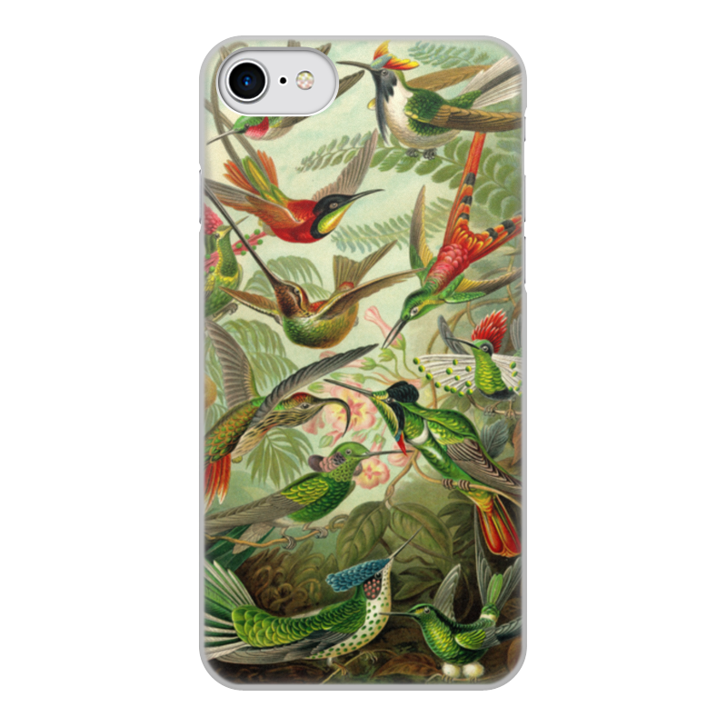 Printio Чехол для iPhone 8, объёмная печать Колибри (trochilidae, ernst haeckel) printio чехол для iphone 8 объёмная печать колибри trochilidae ernst haeckel