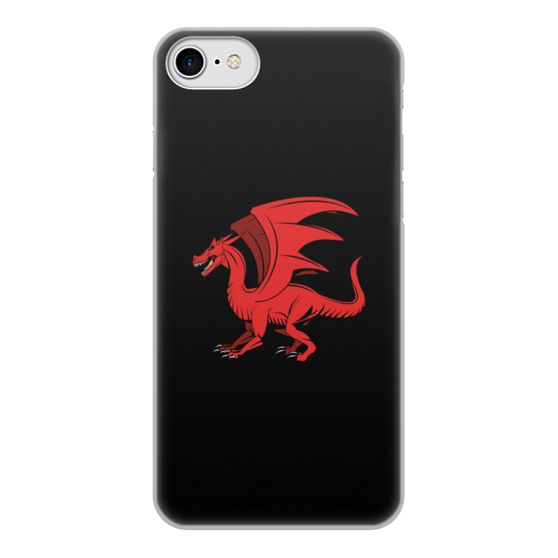 Printio Чехол для iPhone 8, объёмная печать Дракон