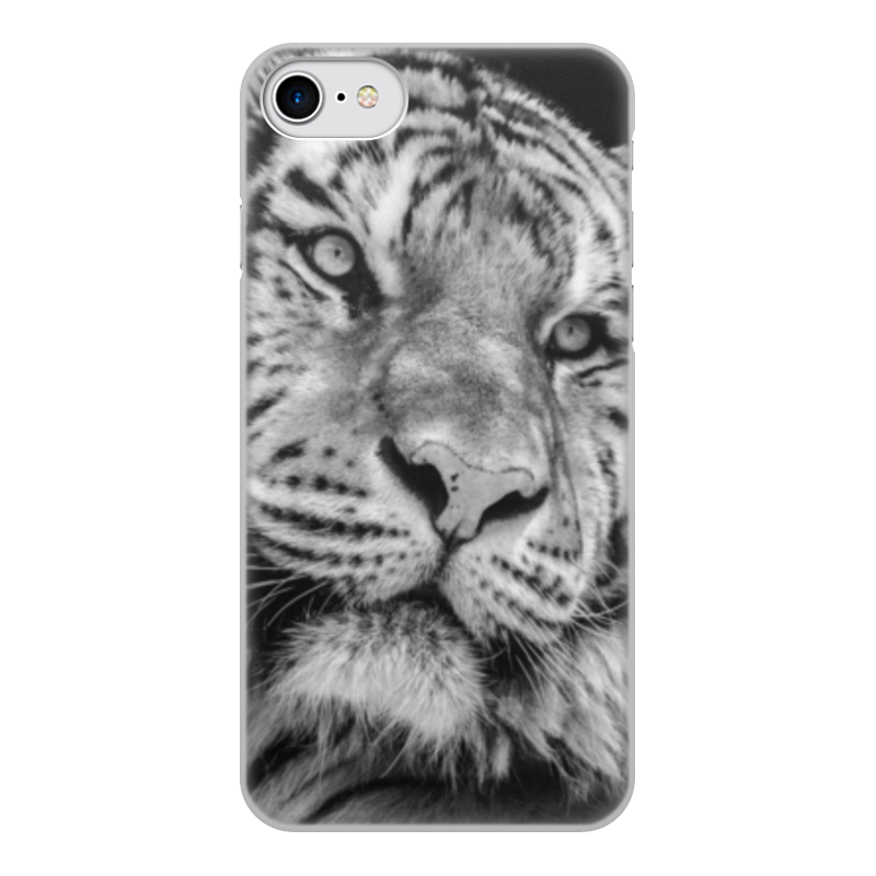 Printio Чехол для iPhone 8, объёмная печать Тигры printio чехол для iphone 8 plus объёмная печать тигры