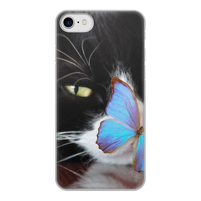 Printio Чехол для iPhone 8, объёмная печать Кошка printio чехол для iphone 8 объёмная печать кот кошка