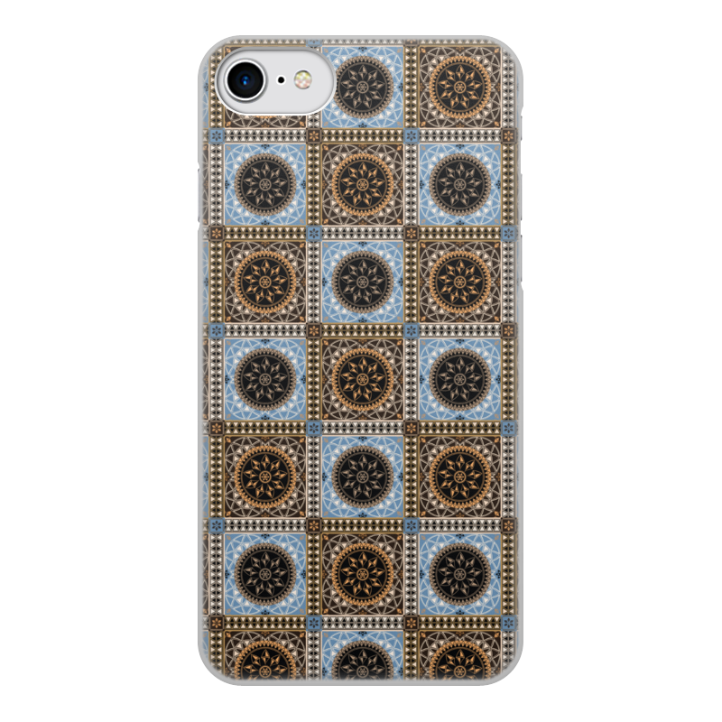 Printio Чехол для iPhone 8, объёмная печать Мозаичный орнамент printio чехол для iphone 8 объёмная печать цветочный орнамент