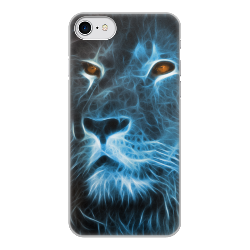 Printio Чехол для iPhone 8, объёмная печать Царь зверей