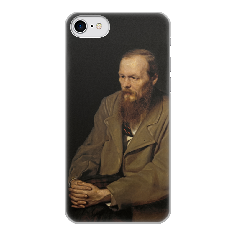 Printio Чехол для iPhone 8, объёмная печать Портрет федора михайловича достоевского