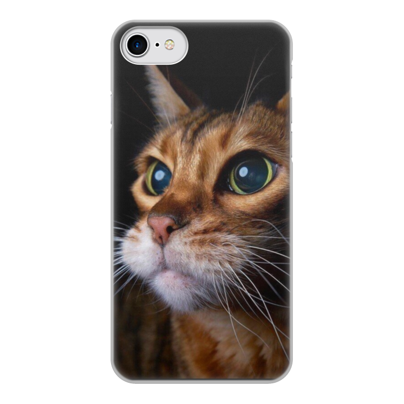 цена Printio Чехол для iPhone 8, объёмная печать Кошки. магия красоты