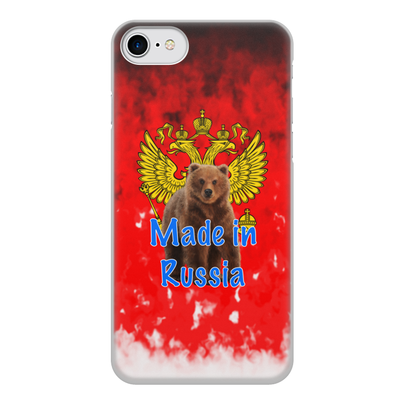 Printio Чехол для iPhone 8, объёмная печать Russia printio чехол для iphone 8 объёмная печать экстрим горные лыжи