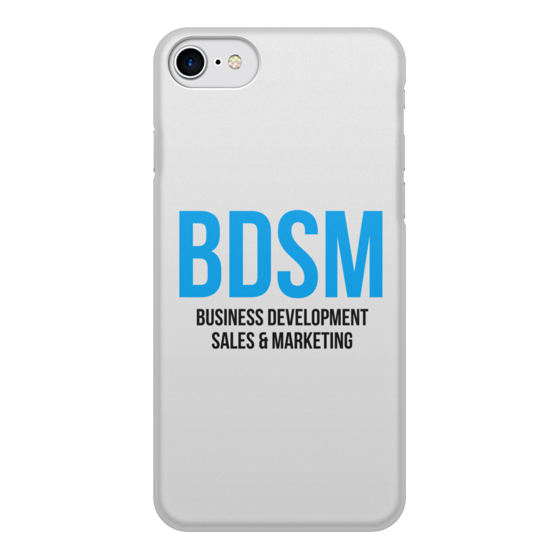 Printio Чехол для iPhone 8, объёмная печать Bdsm - business development, sales & marketing