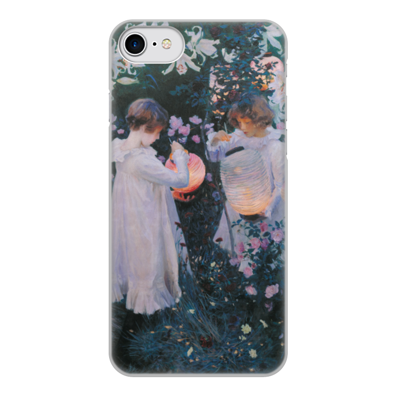Printio Чехол для iPhone 8, объёмная печать Гвоздика, лилия, лилия, роза (джон сарджент)