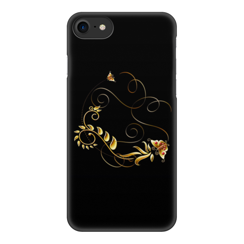 Printio Чехол для iPhone 8, объёмная печать Мотылек printio чехол для iphone 8 объёмная печать цветочный орнамент