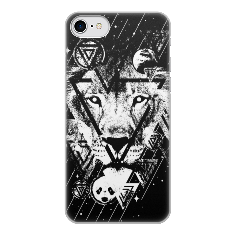 Printio Чехол для iPhone 8, объёмная печать Царь зверей printio чехол для iphone 7 plus объёмная печать царь зверей