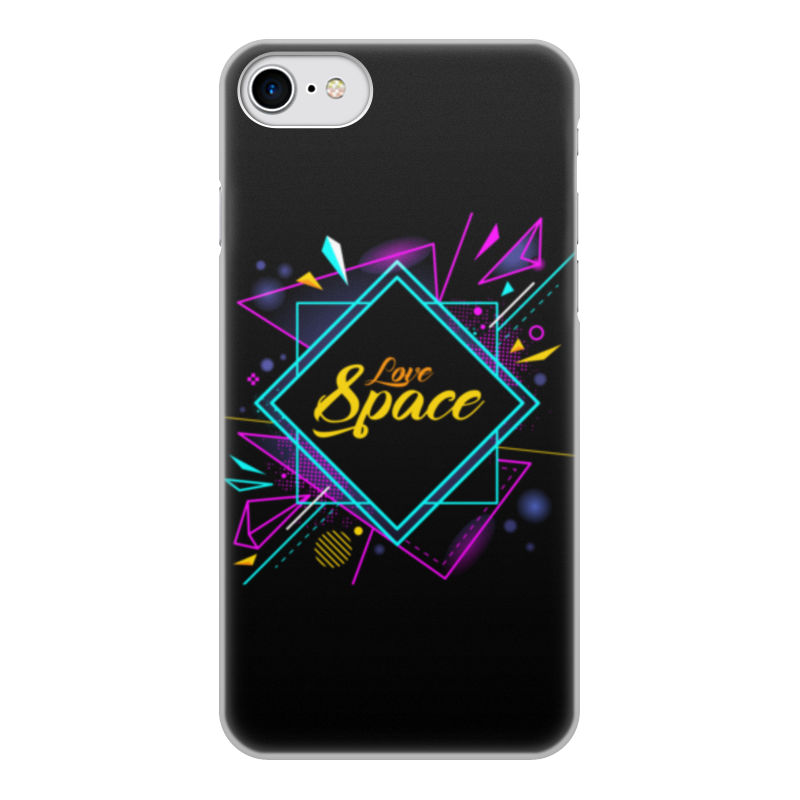 Printio Чехол для iPhone 8, объёмная печать Love space printio чехол для iphone 6 объёмная печать love space