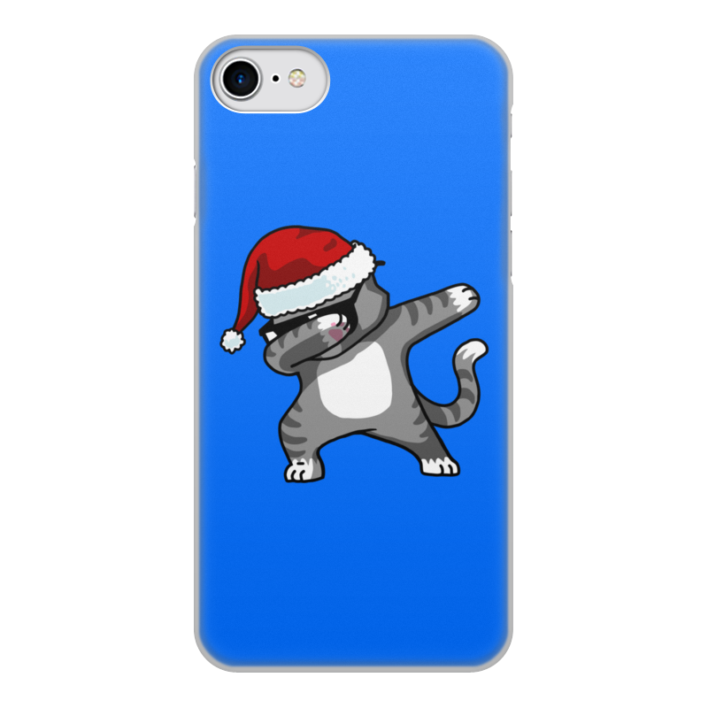 Printio Чехол для iPhone 8, объёмная печать Dabbing cat printio чехол для iphone 8 plus объёмная печать dabbing santa