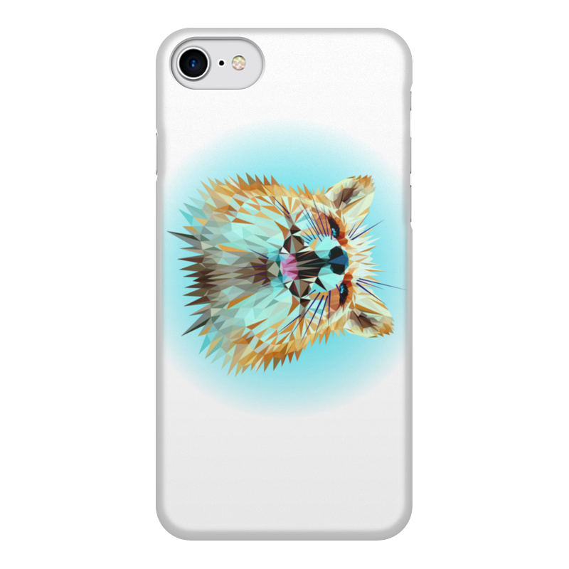 Printio Чехол для iPhone 8, объёмная печать Low poly fox printio чехол для iphone 8 plus объёмная печать low poly fox