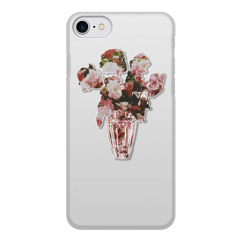 Printio Чехол для iPhone 8, объёмная печать Весенний букет роз