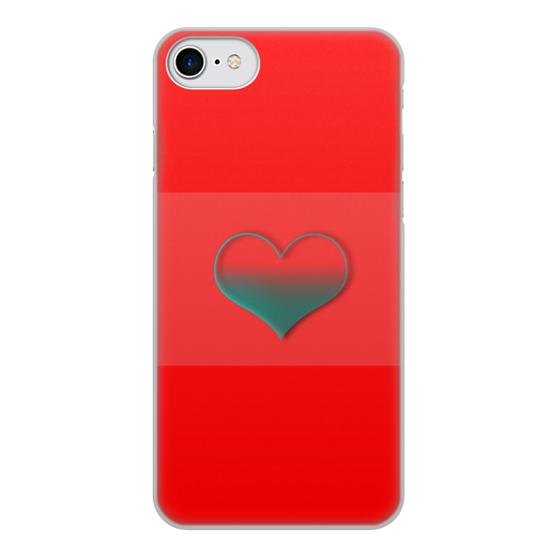 Printio Чехол для iPhone 8, объёмная печать Валентинка printio чехол для iphone 8 объёмная печать 23 февраля