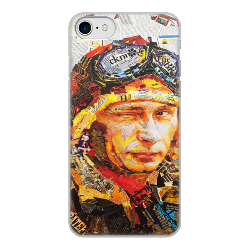 Printio Чехол для iPhone 8, объёмная печать Putin
