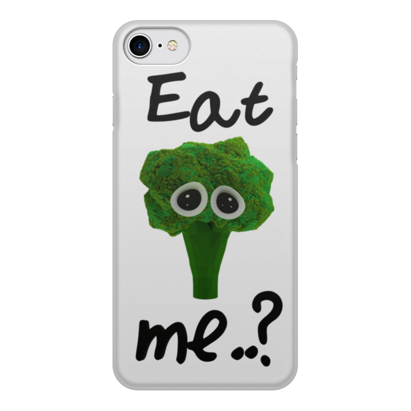 Printio Чехол для iPhone 8, объёмная печать Eat me..?