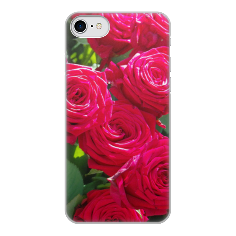 Printio Чехол для iPhone 8, объёмная печать Сад роз printio чехол для iphone 8 plus объёмная печать сад роз