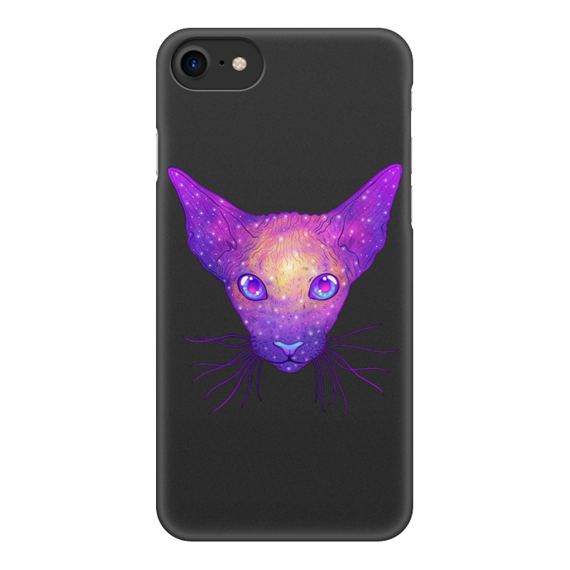 Printio Чехол для iPhone 8, объёмная печать Кошка printio чехол для iphone 6 объёмная печать мистическое животное грифон