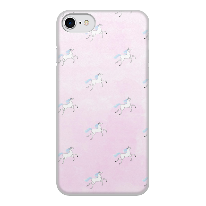Printio Чехол для iPhone 8, объёмная печать Единороги мечты чехол mypads змея в розовых цветах женский для iphone 14 6 1 задняя панель накладка бампер