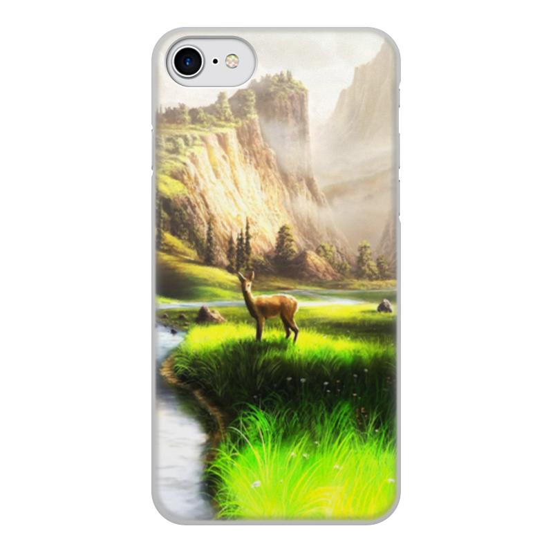 Printio Чехол для iPhone 8, объёмная печать Природа printio чехол для iphone 8 объёмная печать дикая природа