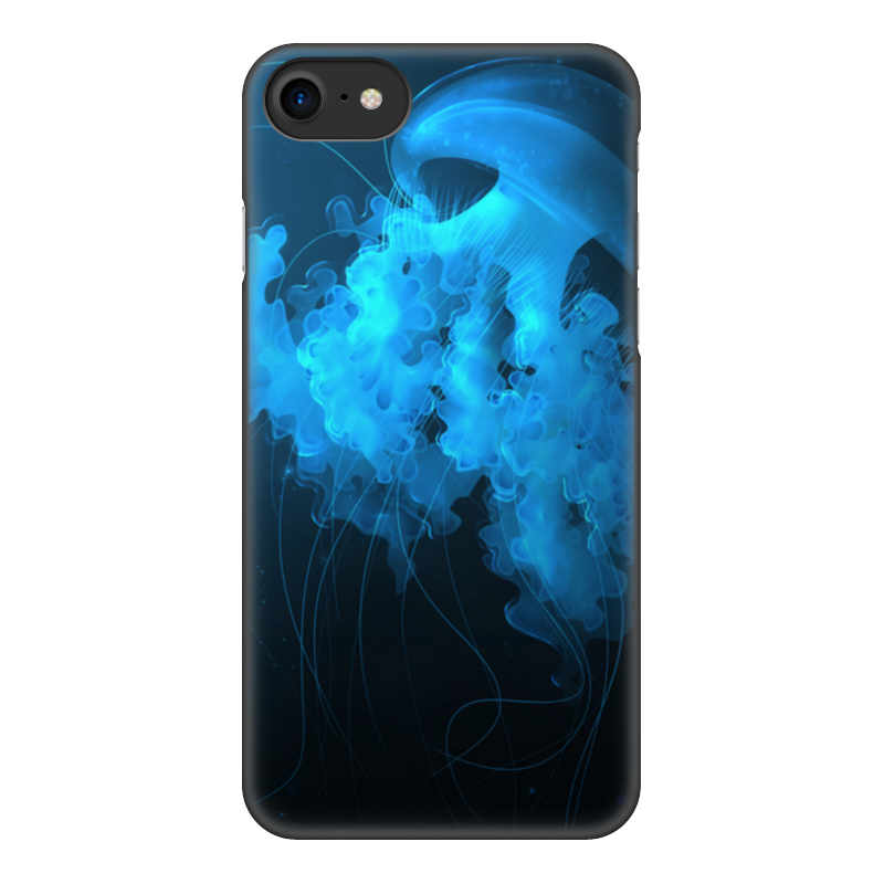 Printio Чехол для iPhone 8, объёмная печать Jellyfish printio чехол для iphone 6 объёмная печать морские медузы