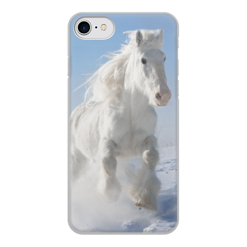 Printio Чехол для iPhone 8, объёмная печать Лошадь