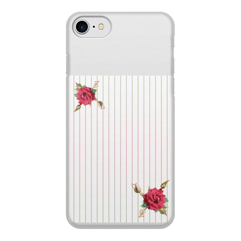 Printio Чехол для iPhone 8, объёмная печать Rose low poly vector силиконовый чехол нарисованная венеция на meizu m6t мейзу м6т