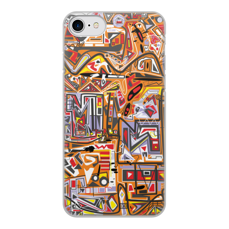 Printio Чехол для iPhone 8, объёмная печать Оранжевый дом. printio чехол для iphone 8 объёмная печать оранжевый жираф
