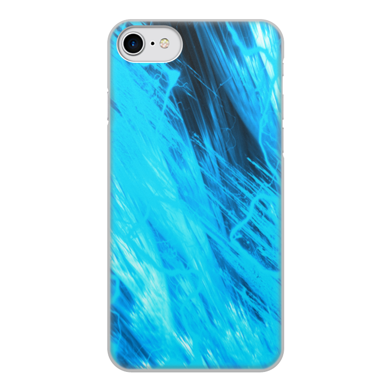 Printio Чехол для iPhone 8, объёмная печать Узор красок printio чехол для iphone 8 объёмная печать голубой узор