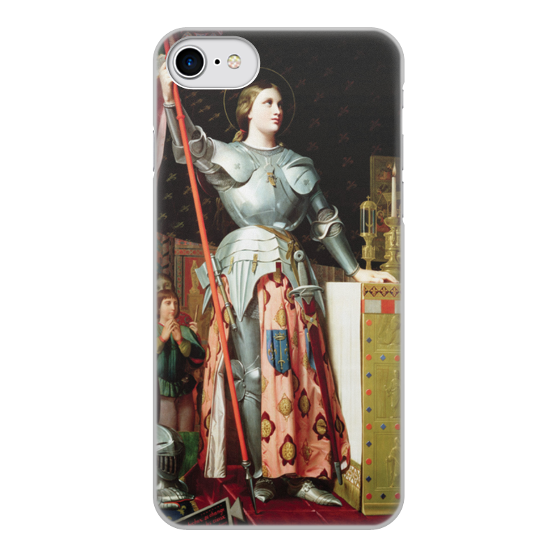 Printio Чехол для iPhone 8, объёмная печать Жанна д’арк на коронации карла vii (энгр)