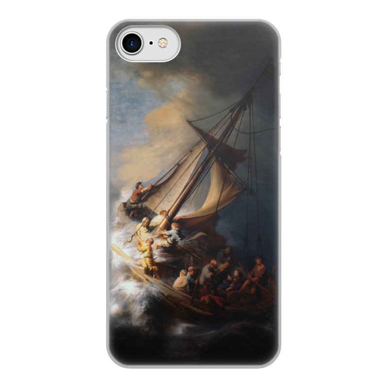 Printio Чехол для iPhone 8, объёмная печать Христос во время шторма на море галилейском силиконовый чехол на vivo y70s пейзаж 8 для виво ю70с